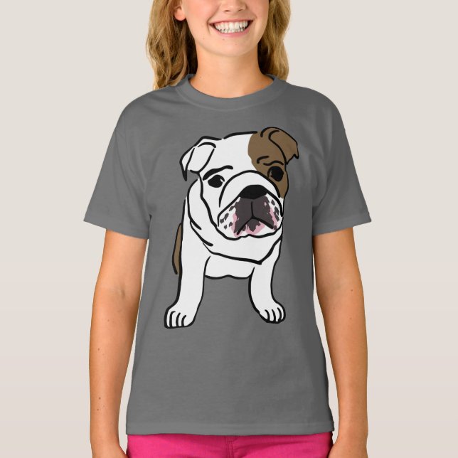 T-shirt Chien mignon (Devant)