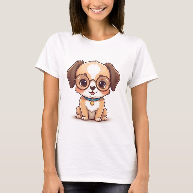 T-shirt Chien mignon (Devant)