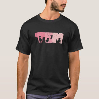 T-shirt Chien mignon 10 ans Anniversaire Fille 10e B jour