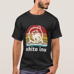 T-shirt Chien mignon Akita Inu