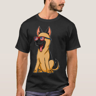 T-shirt Chien mignon chiot enfants animal animal animal an