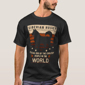 T-shirt Chien Officiel Sibérien Husky Des Gens Les Plus Co