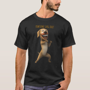 T-shirt Chien papa cadeaux pour les hommes, cadeaux pour l