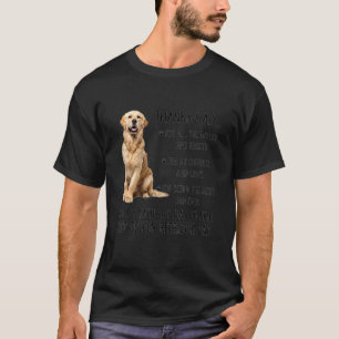 T-shirt Chien Papa Heureux Fête des pères Au Meilleur Gold