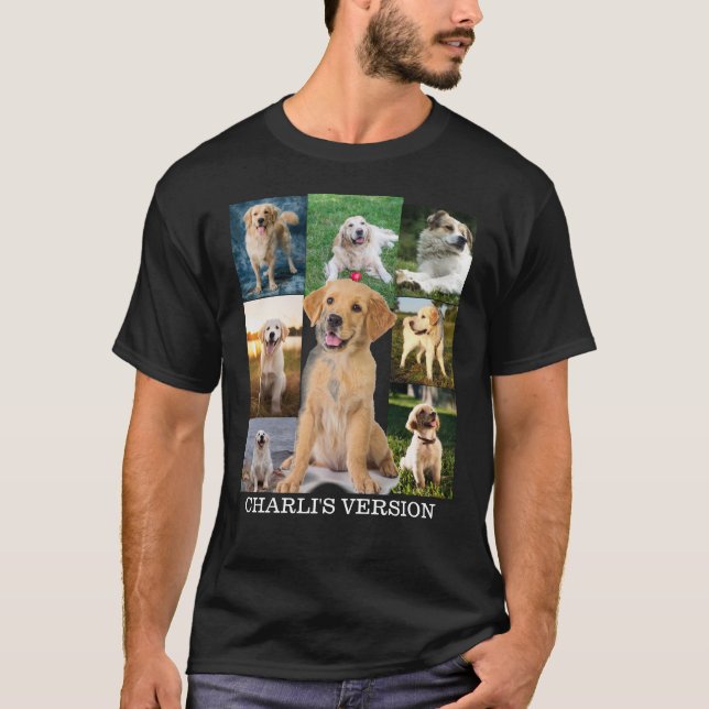 T-shirt Chien Papa, Maman Cadeau Pour Animaux Amoureux de  (Devant)