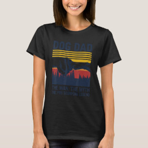 T-shirt Chien Papa Pawpaw L'Homme Le Mythe La Légende