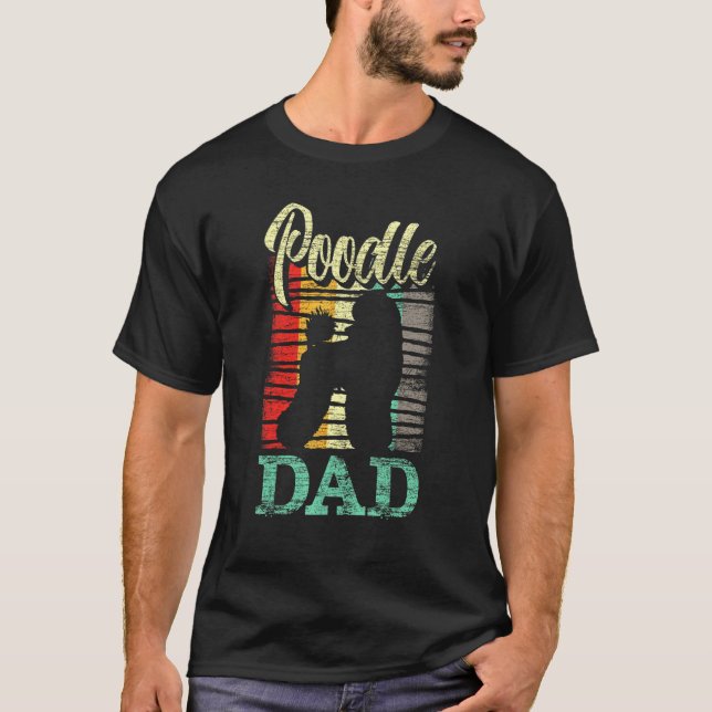 T-shirt Chien Papa Poodle (Devant)