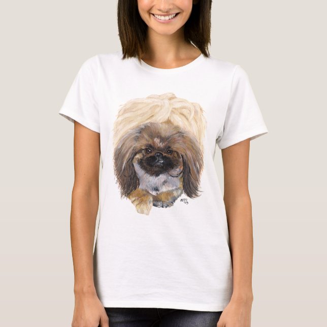 T-shirt Chien pekingese (Devant)