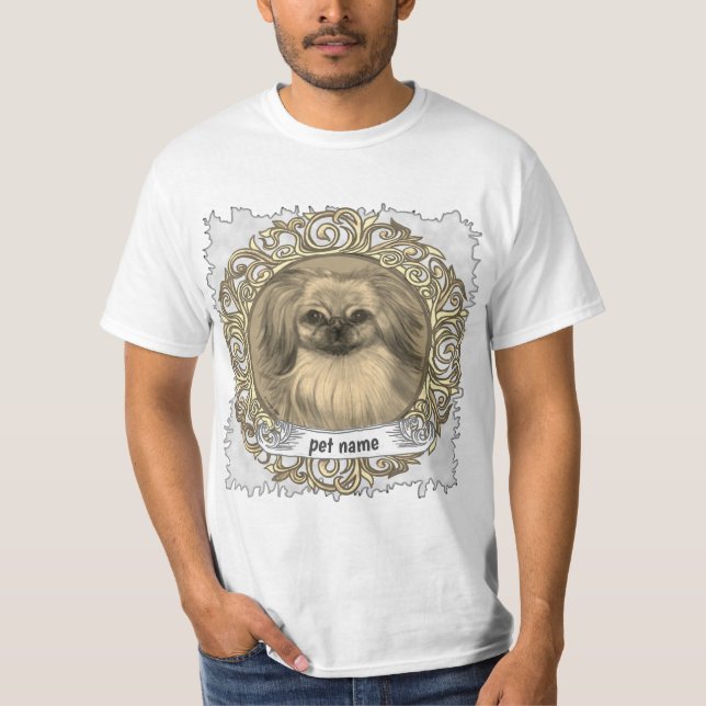 T-shirt Chien pekingese (Devant)