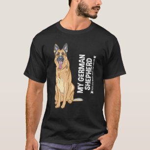 T-shirt Chien penché Maman berger allemand 2