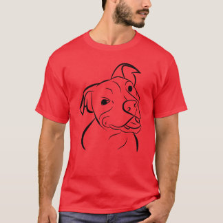 T-shirt Chien pitbull garçon fille