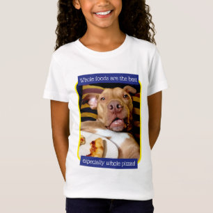 T-Shirt Chien plein de pizza