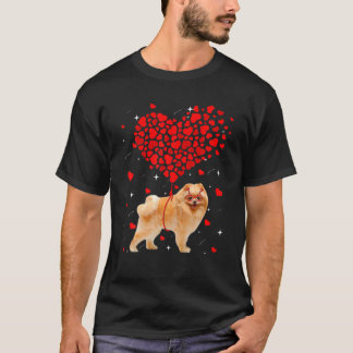 T-shirt Chien Pomeranian drôle Saint Valentin Animal de co