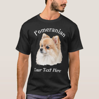 T-shirt Chien Poméranien Personnalisable