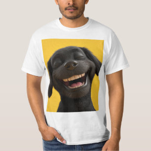 T-shirt chien qui rit