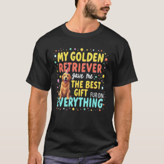 T-shirt Chien Retriever Doré Anniversaire Drôle