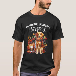 T-shirt Chien Retriever doré épice de citrouille Bon Autom