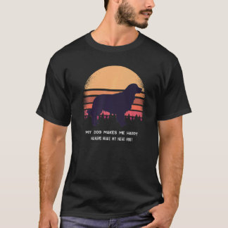T-shirt Chien Retriever Doré Rétro 7
