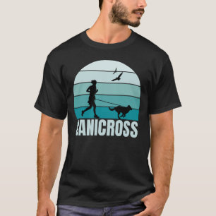 T-shirt Chien rétro couchant des coquillages