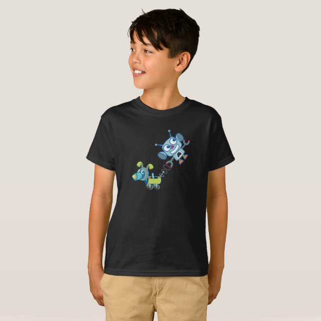 T-shirt chien Robo (Devant entier)