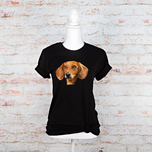 T-shirt Chien rouge Dachshund (Créateur téléchargé)