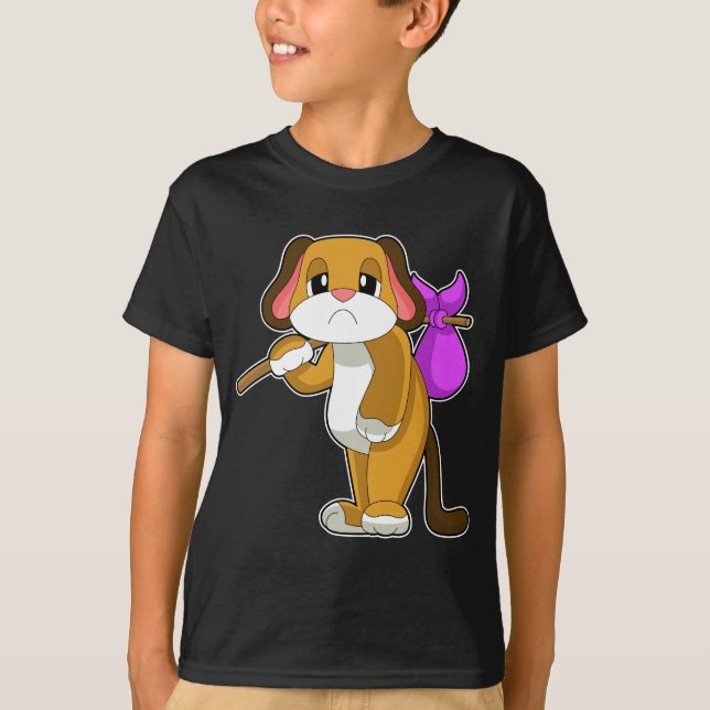 T-shirt Chien sans abri (Devant)