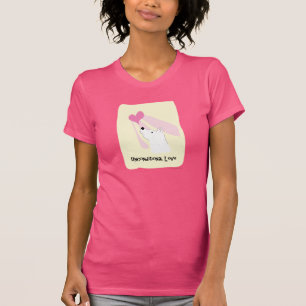 T-shirt Chien sans conditions d'amour - réservoir rose