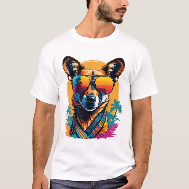 T-shirt Chien sauvage africain (Devant)