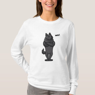 T-shirt Chien Schipperke têtu drôle