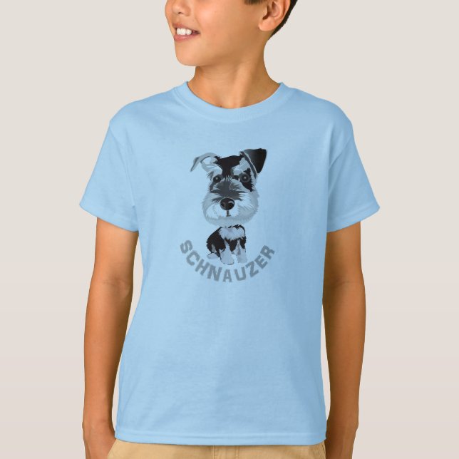 T-shirt Chien Schnauzer (Devant)