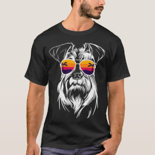 T-shirt Chien Schnauzer miniature Schnauzer avec s