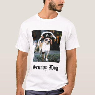 T-shirt Chien Scurvy