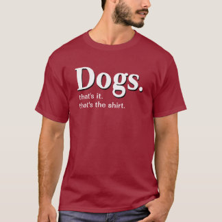T-shirt Chien.t-shirt