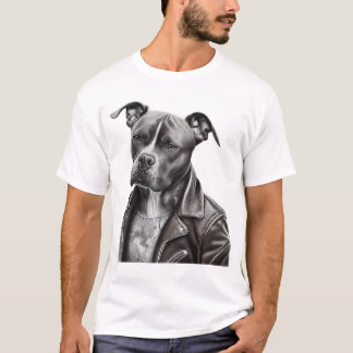 T-shirt Chien taureau