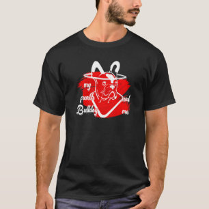 T-shirt Chien-taureaux Français Et Moi Mignonne Chien Femm