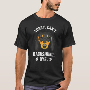 T-shirt Chien Teckel pour hommes femmes enfants