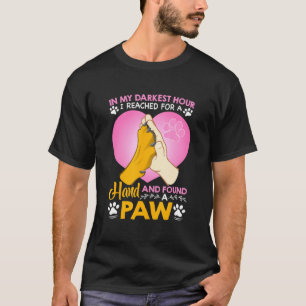 T-shirt Chien Tee J'Ai Atteint Une Main Et J'Ai Trouvé Une