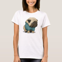 Chien triste de carlin