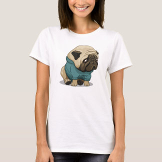 T-shirt Chien triste de carlin