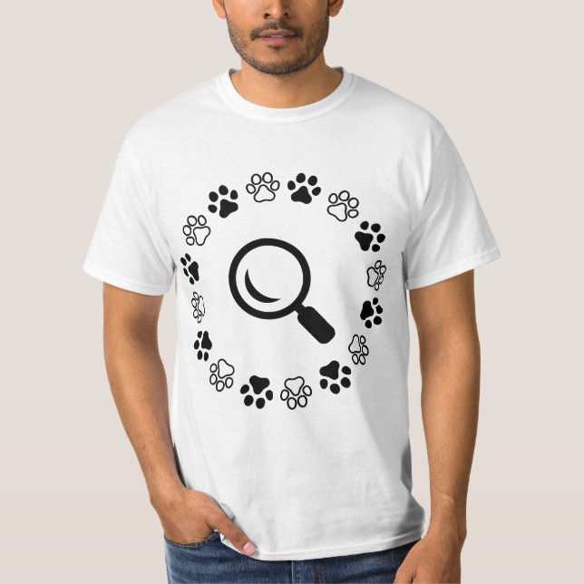 T-shirt Chien, trouve du bouffon (Devant)