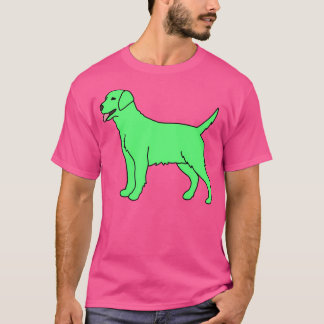 T-shirt Chien vert Neon