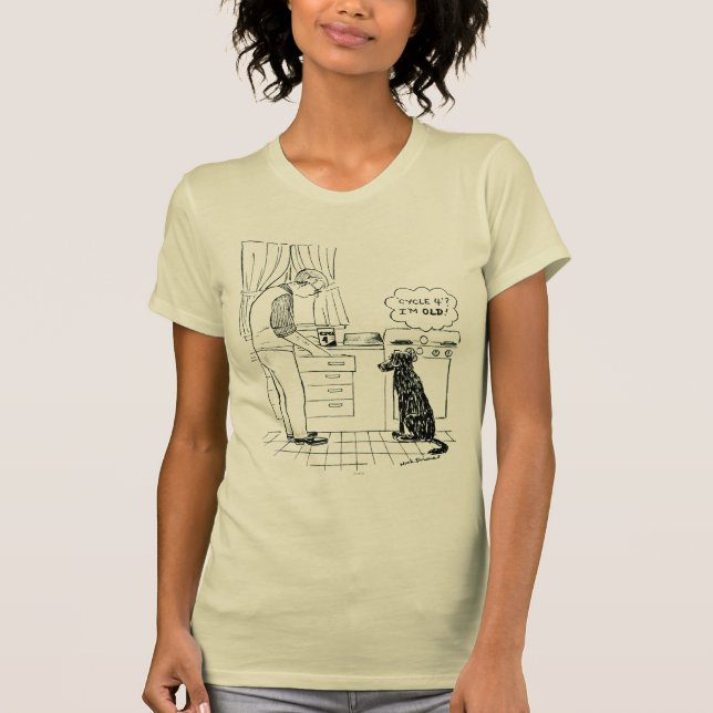 T-shirt Chien vieillissant (Devant)