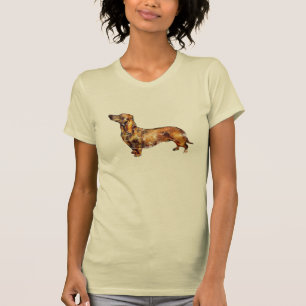 T-shirt Chien vintage de saucisse