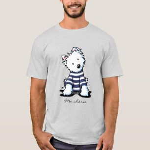 T-shirt Chien Westie Français KiniArt