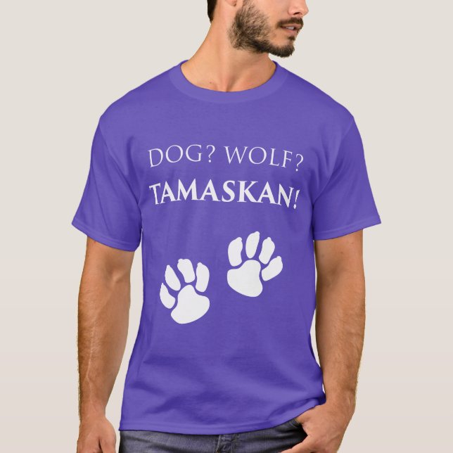 T-shirt Chien Wolfamascan Propriétaire Amoureux de les chi (Devant)