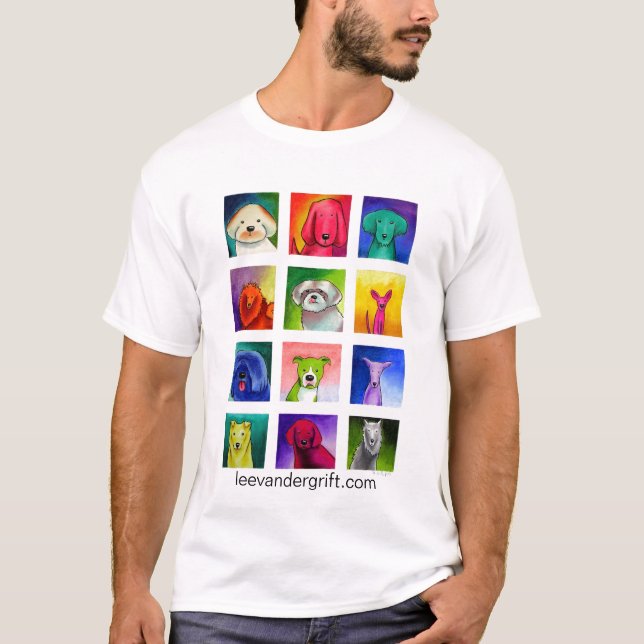 T-shirt Chienchien douzaine, leevandergrift.com (Devant)