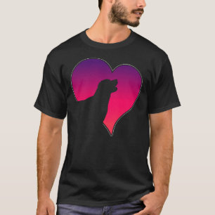 T-shirt Chiens 365 Labrador Retriever Chien Rose Coeur Lov