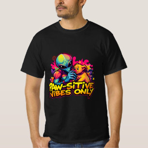 T-shirt Chiens Aliens