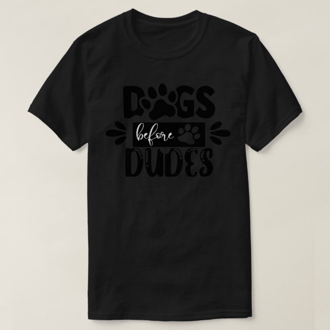 T-shirt Chiens avant les mecs Chien Maman Funny Chien Mama (Design devant)