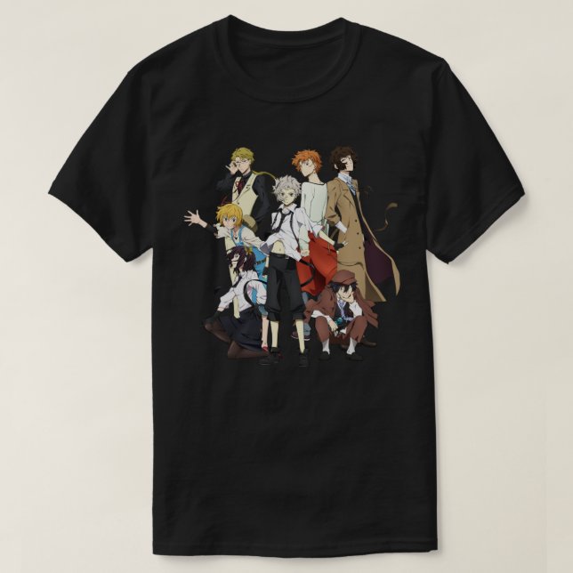 T-shirt Chiens Bungou Stray Wan 3 (Design devant)